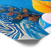 Poster Une femme africaine en jean (Coin)