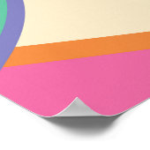 Poster une femme au maquillage lumineux. (Coin)