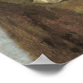 Poster Une femme aux chrysanthèmes par Edgar Degas (Coin)