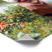 Poster Une femme avec panier par Daniel Ridgway Knight (Coin)