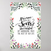 Poster Une Femme Avec Tous Les Fils (Devant)