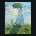 Poster Une femme avec un parasol Claude Monet<br><div class="desc">Femme avec un parasol - Madame Monet et Son Fils. Claude Monet. 1875. Reproduction d'oeuvres d'art célèbres dans le domaine public.</div>