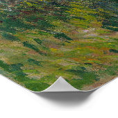 Poster Une femme avec un parasol par Claude Monet (Coin)