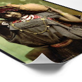 Poster Une femme bédouine, Tunis, Tunisie Photochrom vint (Coin)