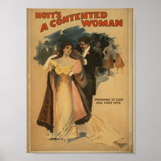 Poster Une Femme Contestée (Devant)