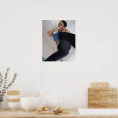 Poster Une femme dans les arts martiaux (Cuisine)