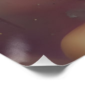 Poster Une femme imaginaire avec des engrenages de steamp (Coin)