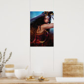 Poster Une Femme Merveilleuse Qui Blocage Avec L'Épée (Cuisine)