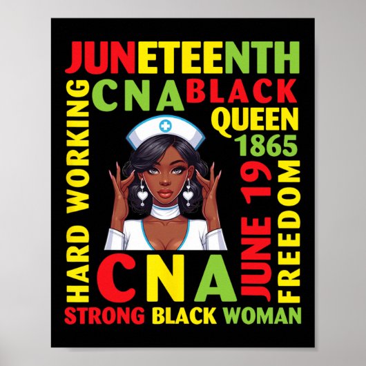 Poster Une femme noire forte de Black Queen (Devant)