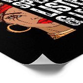 Poster Une Femme Noire Parle Écouter Et Apprendre Pour Af (Coin)