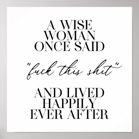 Poster Une Femme Qui A Dit Un Jour : (Devant)