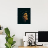 Poster Une femme qui rit (Bureau à domicile)