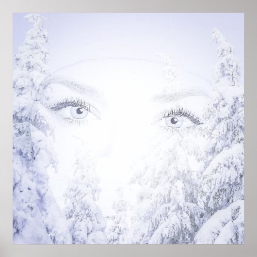 Poster Une femme regarde (Devant)