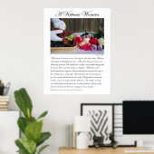 Poster Une Femme Virtuelle (Bureau à domicile)