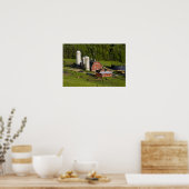 Poster Une ferme à Barnet Centre, Vermont. Connecticut (Cuisine)