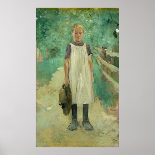 Poster Une fermière, 1895 (Devant)