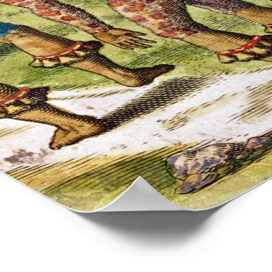 Poster Une fête barbare (Coin)