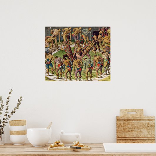 Poster Une fête barbare (Cuisine)