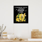 Poster Une Fête Fiesta Lemon Banana Et Corn (Cuisine)
