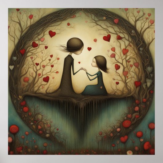 Poster Une Fille Amour (Devant)