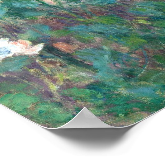 Poster Une fille avec un arrosage Can Auguste Renoir Art (Coin)