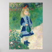 Poster Une fille avec un arrosage Can Auguste Renoir Art (Devant)