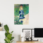 Poster Une fille avec un arrosage Can Auguste Renoir Art (Bureau à domicile)