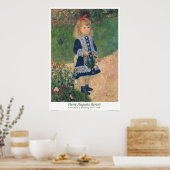 Poster Une fille avec une canne d'arrosage (Cuisine)