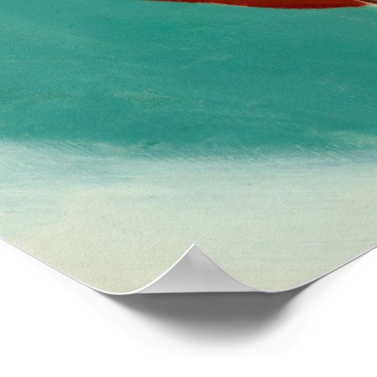 Poster Une fille de travail de préparation à l'aide d'une (Coin)