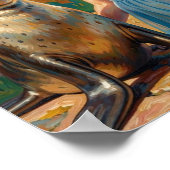 Poster Une fille et un phoque (Coin)