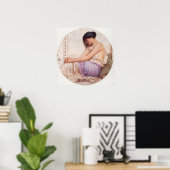 Poster Une fille grecque (Bureau à domicile)