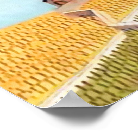 Poster Une fille soviétique prête pour des vacances en Ru (Coin)