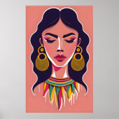 Poster Une fille timide clignote (Devant)