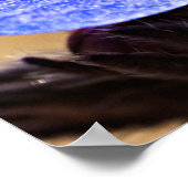 Poster Une fleur bleue (Coin)