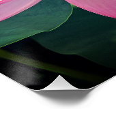 Poster Une fleur de lotus vibrante (Coin)