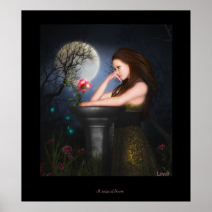 Poster Une fleur magique