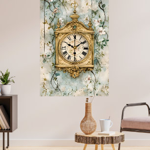 Poster Une flötenuhr (horloge à flûte), ou un automate à