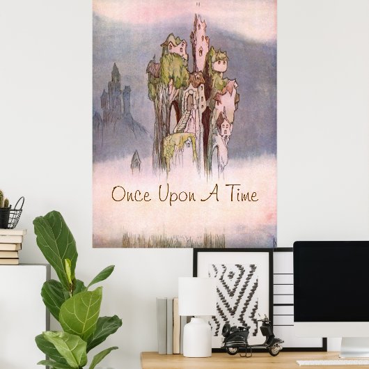 Poster Une Fois (Bureau à domicile)