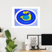 Poster Une fois dans une lune bleue (Bureau à domicile)
