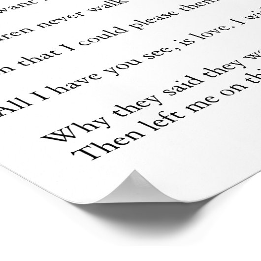 Poster Une fois de plus (Coin)