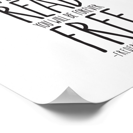 Poster Une fois que vous avez appris à lire, Frederick Do (Coin)