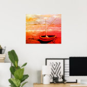 Poster Une Fois Un Voyage De Rêve (Bureau à domicile)