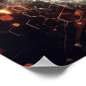 Poster Une forme de vie numérique interagissant avec une  (Coin)