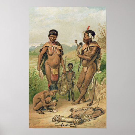 Poster Une frontière familiale Bosjesman (Devant)