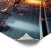 Poster Une fusion d'art et de technologie avec une source (Coin)