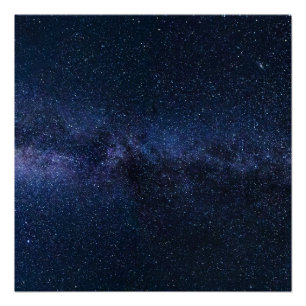 Poster Une galaxie d'étoiles dans le ciel nocturne