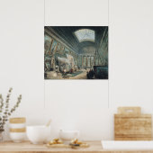 Poster Une galerie de musées avec art romain antique (Cuisine)
