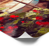 Poster Une gondole de rêve vénitienne sur le Grand Canal (Coin)