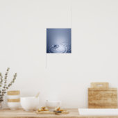 Poster Une goutte d'eau tombant dans un calme (Cuisine)