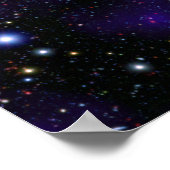 Poster Une grande collection de galaxies (Coin)